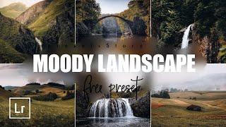 Moody Landscape — Mobile Preset Lightroom | Tutorial | Download Free | Nature Preset | Autumn Preset