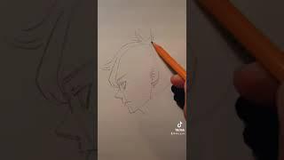 How to draw anime side profile