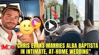 Chris Evans Wedding with Alba Baptista in Intimate Ceremony at Home, Watch Full Video Here