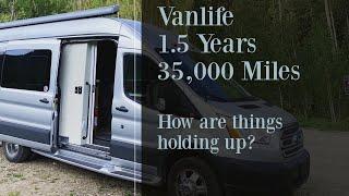 Vanlife - 18 months and 35,000 miles later update - How is my 2020 Coachman Beyond Van holding up?