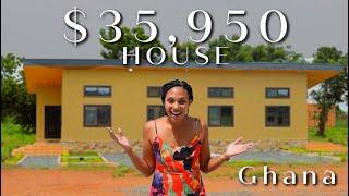 WHAT $35,950 GETS YOU IN GHANA | African American builds Off-Grid Homes on 200 Acres + Organic Farm