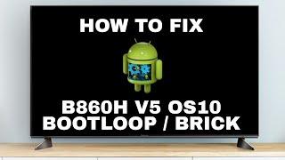 Memperbaiki STB B860H V5 OS10 Bootloop / Brick
