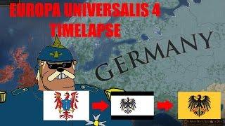 EU4 - Brandenburg to Prussia to Germany Timelapse