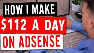 $112 a day – AdSense Passive Blogging Income