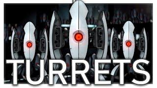 The Ruthless Killing Machines of Aperture | Sentry Turrets | FULL Portal Lore