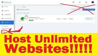 How to Add a New Website to BlueHost With Addon Domain - Host Unlimited Sites
