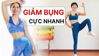 15 phút giảm mỡ bụng đứng (Giảm 5cm Vòng Eo sau 2 tuần) | Hoàng Uyên Yoga