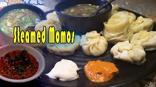 steamd momos | শীতে বাড়িতে বানিয়ে নিন রেস্টুরেন্টের মতো চিকেন স্টিম মোমো | #momo