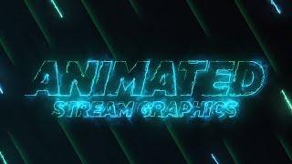 PS/After Effects Tutorial: Animated Stream Graphics Screens