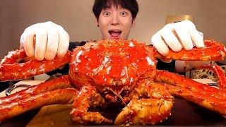 MUKBANGGIANT RED KING CRAB 3KG!!SEAFOOD REAL SOUND EATING SHOW [SIO ASMR]