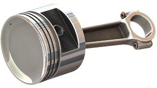 SolidWorks Tutorial # 255: Piston 2 (complete)