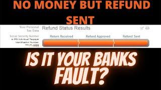 YOUR Tax Refund Says SENT But It's NOT In Your Bank Account!|2022 TAX REFUND UPDATE