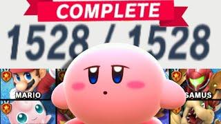 I Finally 100% Smash Ultimate after 3,000 hours. Sort of...