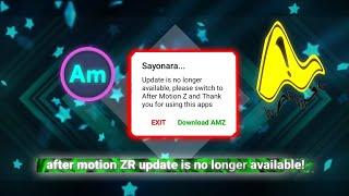 after motion ZR update is no longer available! issue fix 101% 