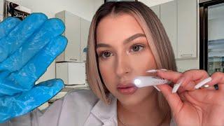 ASMR dermatologist checks your skin but she's kinda rude 