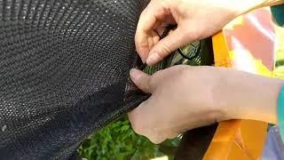 Инструкция как крепить сетку к батуту Bradex