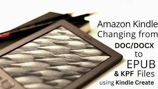 How to convert eBook into EPUB and KPF using Kindle Create?