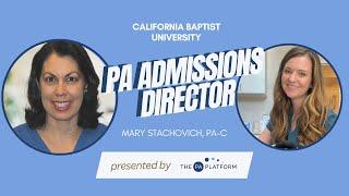 Pre-PA Advice (PA admissions director gives pre-pa tips!)
