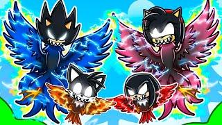 Having A DARK SONIC BIRD FAMILY In Roblox!