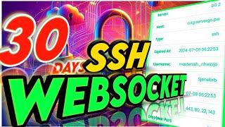 How to create 30 Days SSH WEBSOCKET server