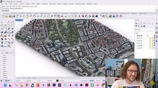 download google earth maps into rhino using Blosm and Blender