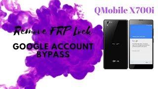 How to Remove FRP Lock From QMobile X700i || QMobile Google Account Bypass|| 2k17