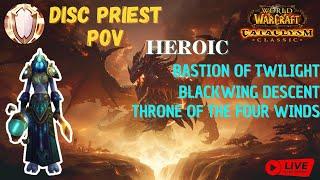 (FAERLINA) Disc Priest 13/13 HEROIC 25man BwD, BoT, TotFW - World of Warcraft Cataclysm Classic