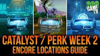 All Encore Secrets Week 2 (Secret Chests, Catalyst, Intrinsic Perk, Speciman 008) - Destiny 2