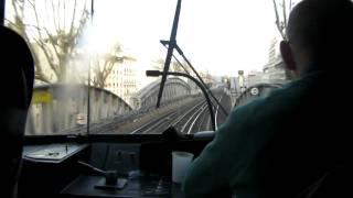 Paris-Metro 2 (Cabin view)-La Chapelle-Stalingrad