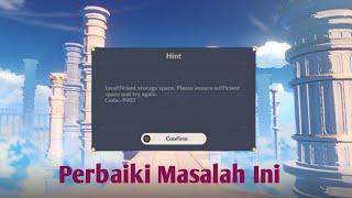 Cara Memperbaiki Masalah Ruang Penyimpanan Genshin Impact Tidak Memadai di Android (2024)