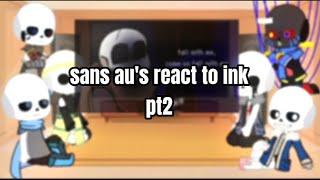 sans au's reacts to//ink!sans//GRV//gummy bear//part 2