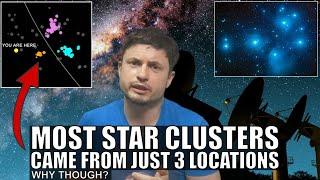 To Everyone's Surprise, 155 Star Clusters Seem To Come From Just 3 Locations