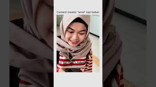 content creator amal tapi bebal #contentcreator #skit #videolucu  #giveaway  #challenge #pranklucu