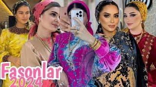 Vip saylanan elite moda koynek fasonlar 2024 • Türkmen moda köýnek fasonlar • Beautiful women dress