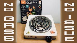 Electric Stove (CHULA) for cooking, Hot Plate heat up in just 2 mins, Easy to clean, 1000W.