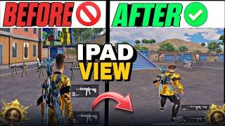 How to get IPAD View in Pubg Mobile || IPad View in android 3.4 new update | KingJoker YT