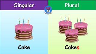 Singular & Plural nouns list, Singular & Plural nouns for kids, English Grammar, 40 Singular-Plural