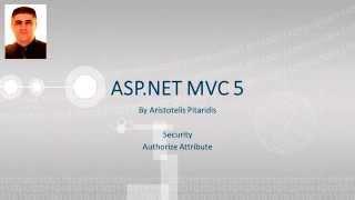 ASP.NET MVC 5 : 4.2 Security - Authorize Attribute