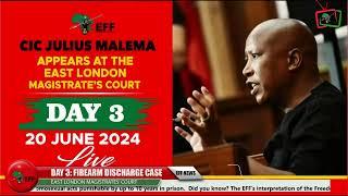 DAY 3: CIC Julius Malema | Appears At The East London Magistrates' Court | East London