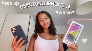 IPHONE 14 UNBOXING *white*