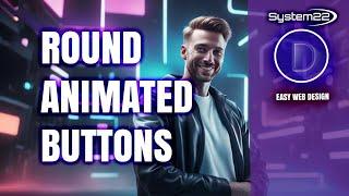 Divi Theme Create Round Buttons with Animation on Hover Effect (No coding)