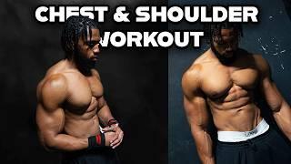 My Ultimate Chest & Shoulder Workout + Pre-Workout Routine