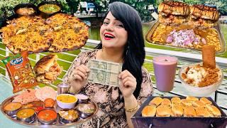 Living on Rs 1000 for 24 Hours Challenge | Thane Food Challenge