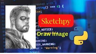 how to draw a svg image with python || how to use sketchpy?