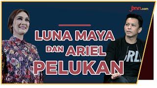 Lama tak Jumpa, Luna Maya dan Ariel Noah Pelukan