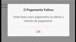 SHOPEE FALHA NO PAGAMENTO COM CARTÃO DE CRÉDITO.