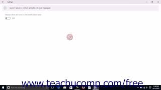 Windows 10 Tutorial Notification and Action Settings Microsoft Training
