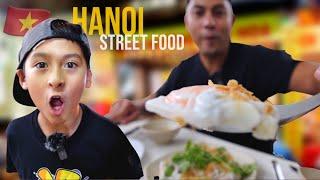 The Ultimate Vietnam Street FOOD TOUR in Hanoi!  (Yummy and Cheap)