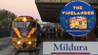 FIRST EVER Standard Gauge Passenger Train to Mildura! The Vinelander returns with 707 Operations.