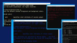 How to Change Text color in CMD (Windows Command Line  Tutorial) Windows 10 & 11